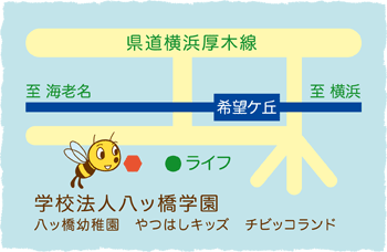八ッ橋幼稚園の地図